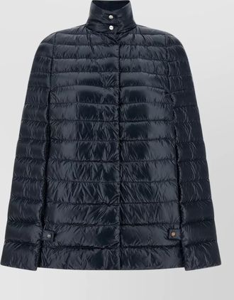 Herno down quilted cape puffer jacket
