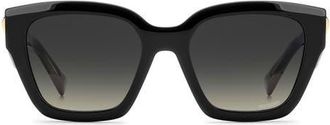 Missoni 53mm Gradient Square Sunglasses in Black/Grey Brown at Nordstrom