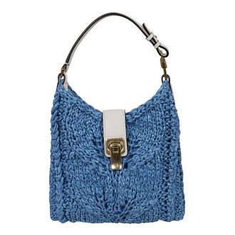Ermanno Scervino Shoulder Bags, female, Blue, Size: ONE SIZE Dudu Hobo Bag Mini