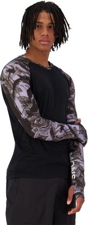 Mons Royale Temple Merino Long-Sleeve Shirt - Mens in Rock Camo/black at Nordstrom, Size X-Large