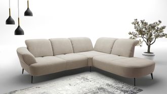 Sit&more Ecksofa &raquo;Dance, L-Form, inkl. Sitztiefenverstellung&laquo; inkl. Click&Seat, optional mit Kopfteilverstellung