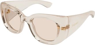 Saint Laurent SL 903 Howl Zonnebril - Dames - Accessoires - Grijs - Maat: 55 MM Polyamide