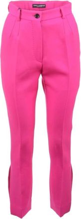 Dolce & Gabbana Broeken, Dames, Roze, 2Xl, Stijlvolle Damesbroek