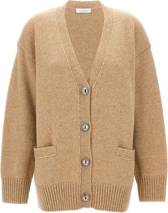 Paco Rabanne Dames, Truien, Beige, Maat: L Wol