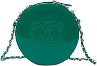 Chanel Borsa Chanel Pre-owned in Pelle Verniciata - - Pre-owned - Donna - Verde - ONE SIZE