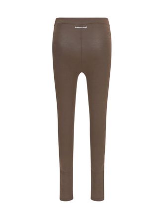Balenciaga High-Rise Viscose-Blend Leggings - Brown