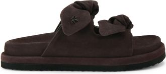 Kurt Geiger Womens Suede Reva Sandals - Brown - Size UK 3