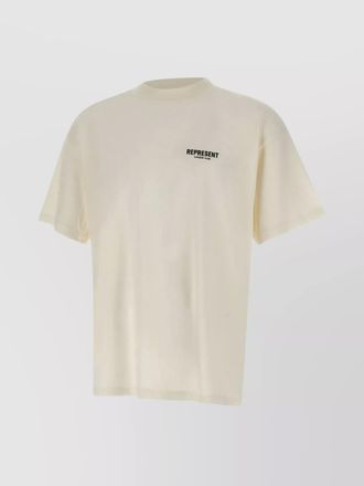 Represent cotton oversized logo-print t-shirt