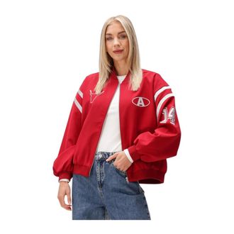 ALIX The Label Alix The Label, Jassen, Dames, Rood, L, Polyester, Woven Tape Jacket