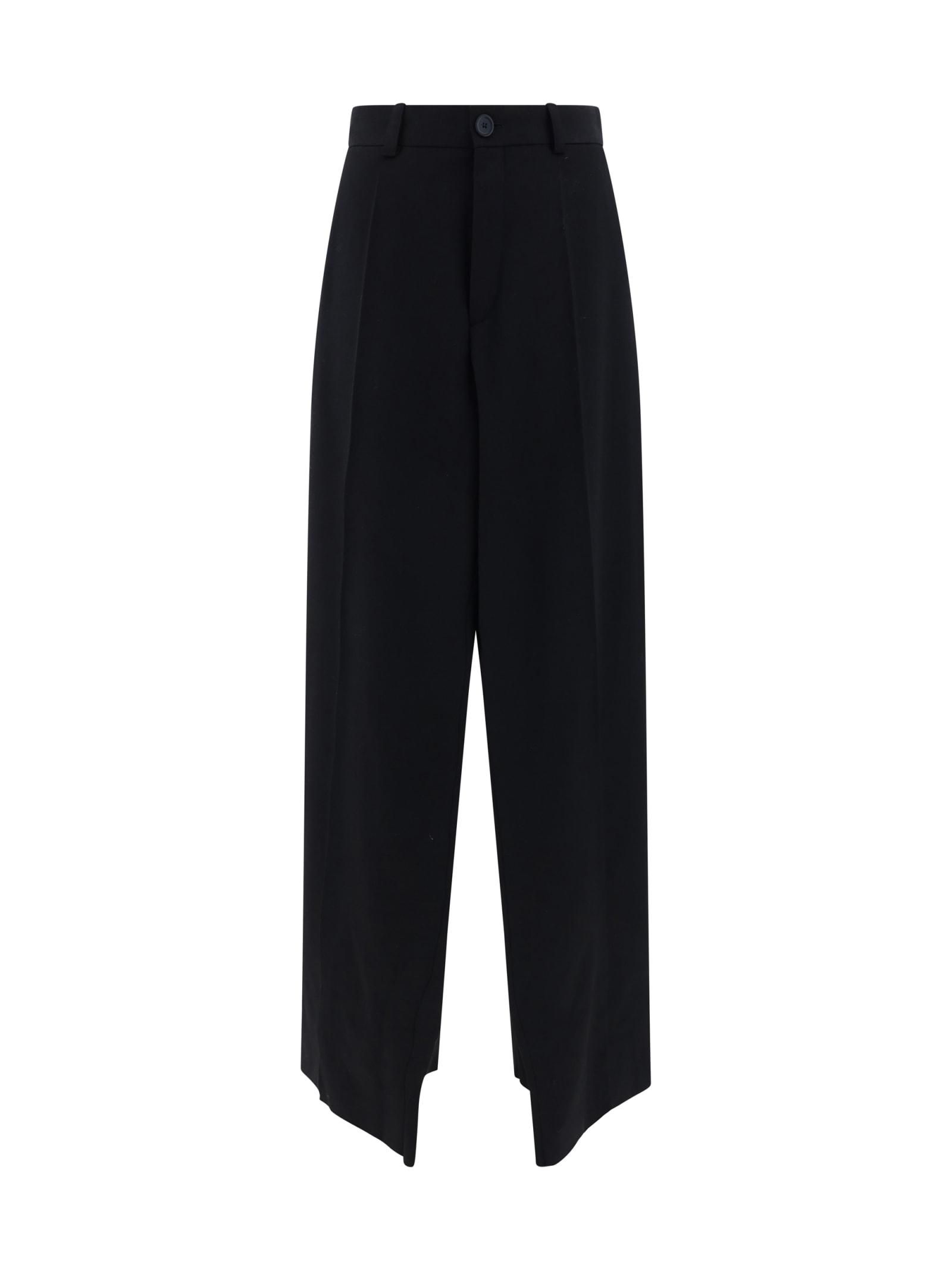 Balenciaga Black Side Stripe Rental Tuxedo Pants, Size X