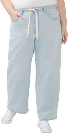 Silver Jeans Co Be Easy Drawstring Jeans in Indigo at Nordstrom, Size 14W X 30