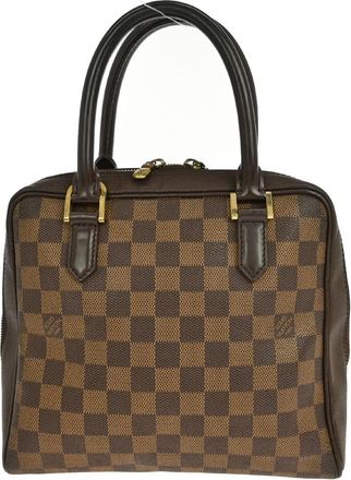 Louis Vuitton Brera Handbag Damier Brown Canvas Handbag (Pre-Owned)
