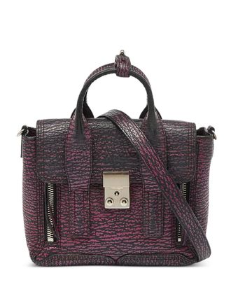 3.1 Phillip Lim Pashli leren handtas - Paars