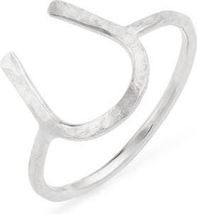 Nashelle Horseshoe Ring in Sterling Silver at Nordstrom, Size 5