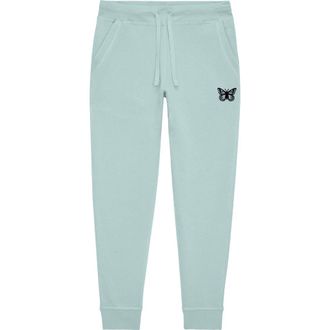 Dalix Womens Butterfly Midweight Fleece Jogger Pant in Sea Foam at Nordstrom, Size 3X-Large