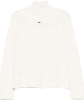 Michael Kors Trui met col - Dames - Coltruien - Beige - XS - Truien & Vesten