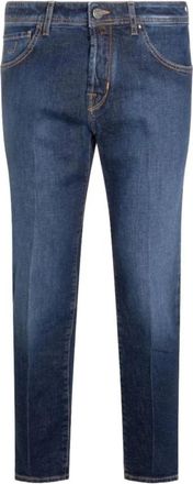 Jacob Cohen Slim-fit Jeans - Heren - Slim Fit Jeans - Blauw - W31 - Denim - Jeans