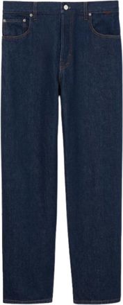Gucci Donkerblauwe Denim Jeans - Heren - Regular Fit Jeans - Blauw - W33 - Denim - Jeans