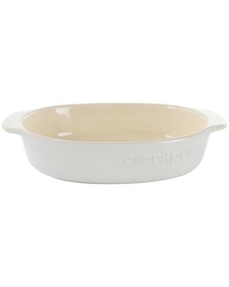 Crock-pot Artisan 2.5Qt Oval Stoneware Casserole