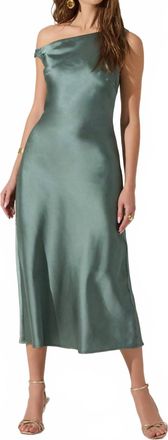 Astr Womens Elain Dress In Sage