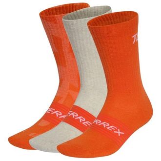 ADIDAS TERREX TRX MT Sock 3-Pack Multifunktionssocken f&uuml;r Herren | rot