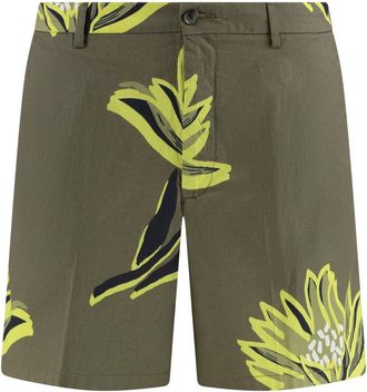 HUGO BOSS Karlos Bermuda Shorts - Heren - Korte Broeken - Groen - XL - Katoen - Korte Broeken