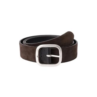 Orciani Cloudy Dubbele Riem - Heren - Accessoires - Bruin - Maat: 95 CM Zijde