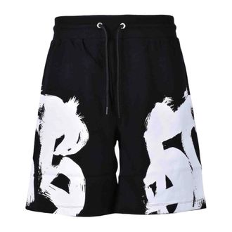 Dirk Bikkembergs Casual Shorts, male, Black, S, Bermuda