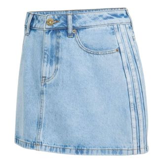 adidas (WMNS) adidas Mid Rise Denim Skirt Asia Sizing Light Denim KQ6487