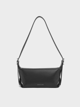 Charles & Keith Larsen Buckle-Strap Shoulder Bag