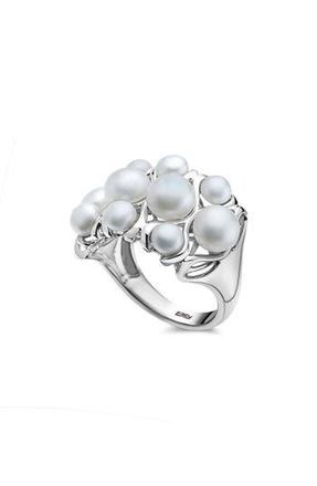 Effy Sterling Silver Freshwater Pearl Cluster Ring in White at Nordstrom Rack, Size 7