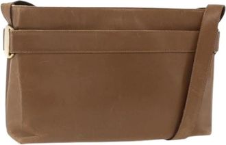 Ferragamo Pre-owned Schoudertas - Dames - Vintage Schoudertas - Bruin - ONE Size - Leer - Vintage