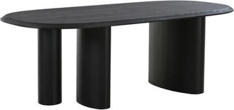 Moloo de comedor para 6/8 personas 210 cm fresno negro