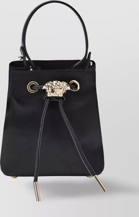 Versace medusa satin bucket bag