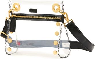 Hammitt Hammitt Tony Clear Black Brushed Gold Sml