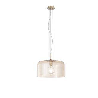 Luce-Ambiente-Design Gibus suspension in Amber Glass 40 Cm