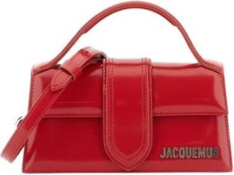 Jacquemus The Bambino - Dames - Handtassen - Rood - ONE Size - Katoen - Tassen