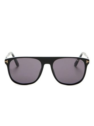 Tom Ford Eyewear pilot-frame sunglasses - women - Polyamide/Acetate - 55 - 1330L1 Shiny Black