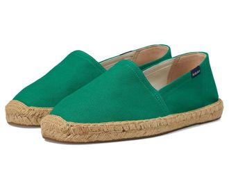 Soludos Original Espadrille Mens Shoes Palmeras Green : 9 D - Medium, Canvas/Cotton