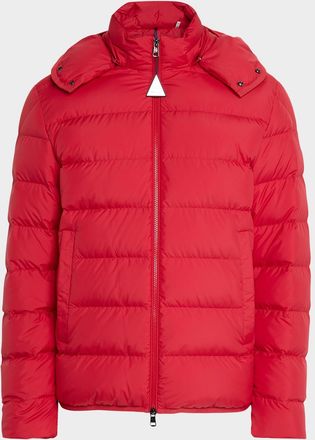 Moncler Mens Montbrocq Hooded Short Down Puffer Jacket