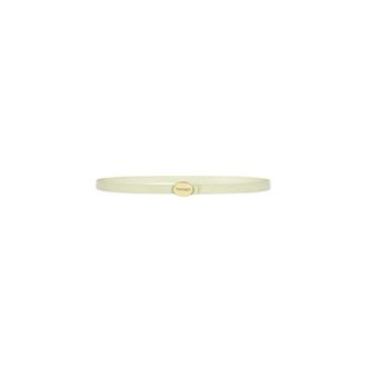 Twinset Slim Leather Belt - unisex - Twinset - Belts - Green - S - Accessories