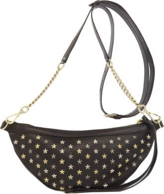 Jimmy Choo London Leather Shoulder Bag (Pre-Owned)