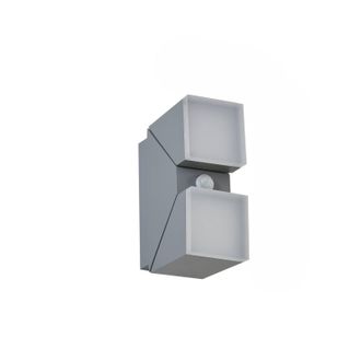 Lindby Lindby - L&aacute;mpara De Pared Exterior sally En Gris Aluminio