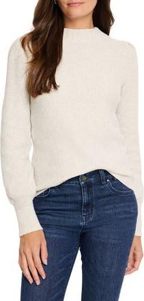 Nic+Zoe Waffle Stitch Crewneck Sweater in Mist at Nordstrom Rack, Size X-Large
