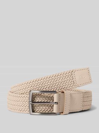 Tom Tailor G&uuml;rtel mit Leder-Anteil in Beige, Gr&ouml;&szlig;e 90
