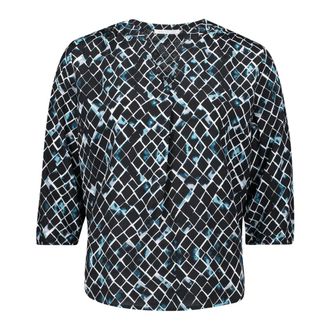 Betty & Co Dames, Blouses & Shirts, Blauw, Maat: M