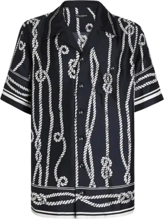 Dolce & Gabbana Hombre, Camisas, Azul, Talla: L