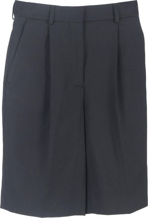 Acne Studios Tailored Bermuda Shorts in Black Polyester