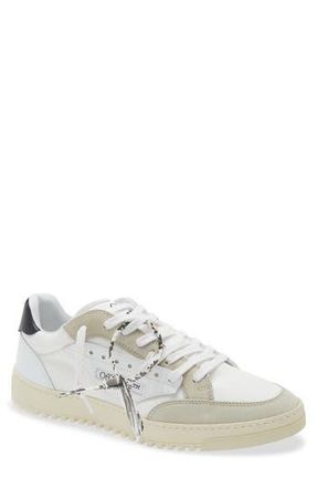 Off-white Vulcanized 5.0 Low Top Sneaker in White Black at Nordstrom Rack, Size 12Us / 45Eu