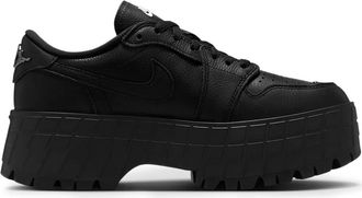 Nike Jordan Air Jordan 1 Brooklyn Black/White/Metallic Black sneakers - Zwart